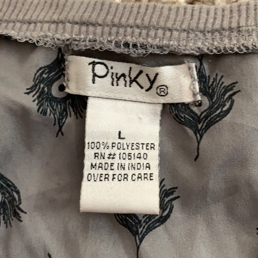 Pinky grey Racerback top - Picture 3 of 7